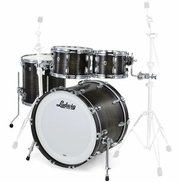 Ludwig Classic Oak Studio 22 Green B. vooraanzicht