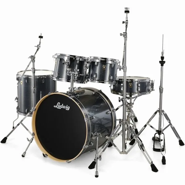 Ludwig Evolution 20" Atlantic Sparkle detail 2