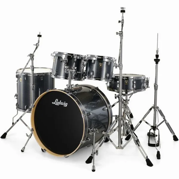 Ludwig Evolution 20" Atlantic Sparkle vooraanzicht