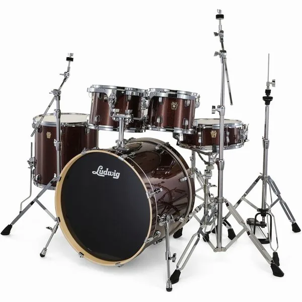 Ludwig Evolution 20" Caramel Sparkle detail 2