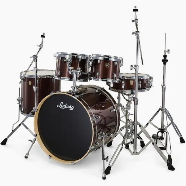 Ludwig Evolution 20" Caramel Sparkle vooraanzicht