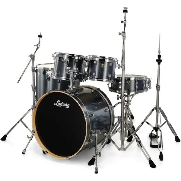 Ludwig Evolution 22" 6pc Atlant. Spkl detail 2