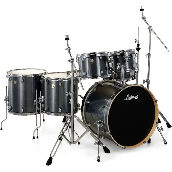 Ludwig Evolution 22" 6pc Atlant. Spkl detail 4