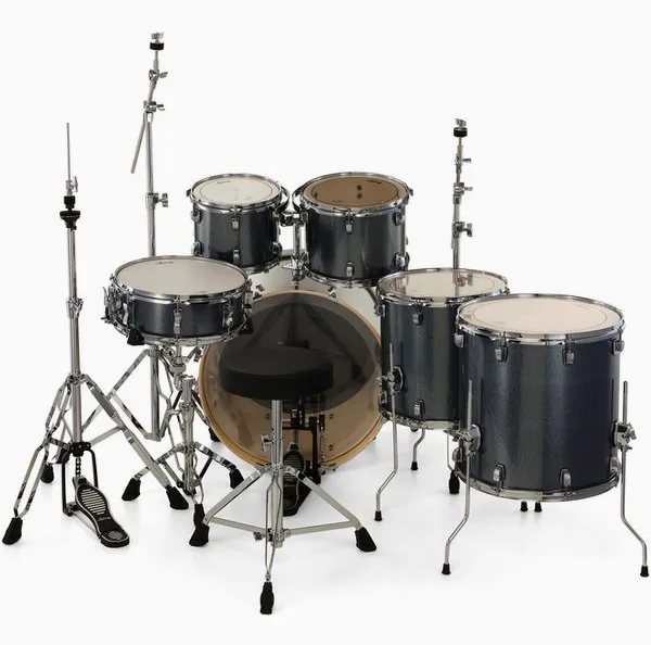 Ludwig Evolution 22" 6pc Atlant. Spkl detail 5