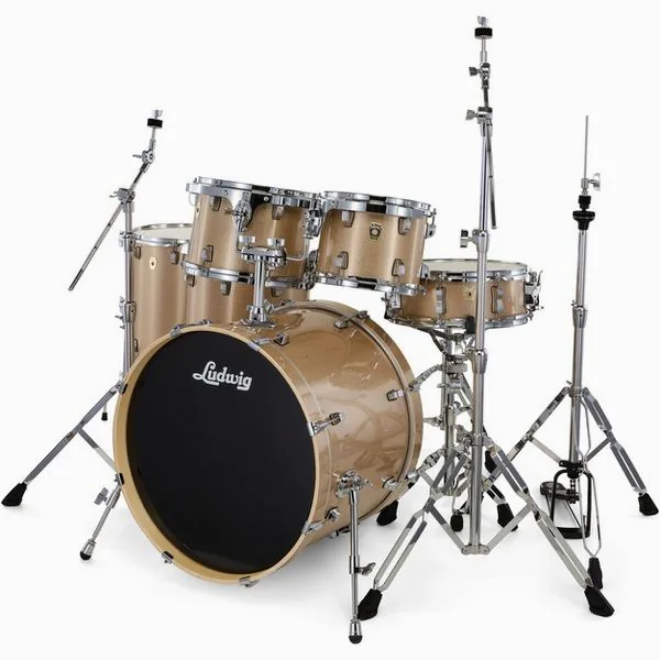 Ludwig Evolution 22" 6pc Prosec. Spkl detail 2