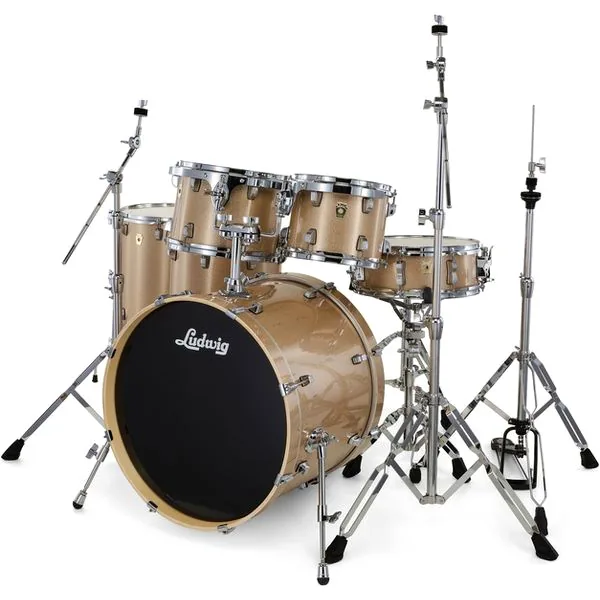 Ludwig Evolution 22" 6pc Prosec. Spkl vooraanzicht