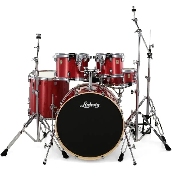 Ludwig Evolution 22" Crimson Sparkle detail 3
