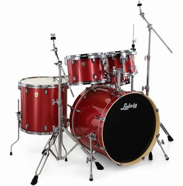 Ludwig Evolution 22" Crimson Sparkle detail 4