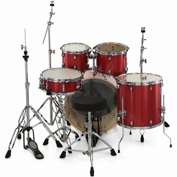 Ludwig Evolution 22" Crimson Sparkle detail 5