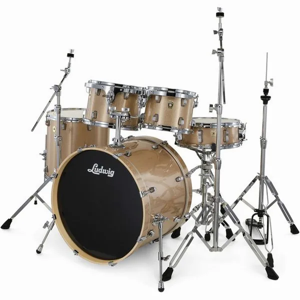 Ludwig Evolution 22" Prosecco Sparkle detail 2