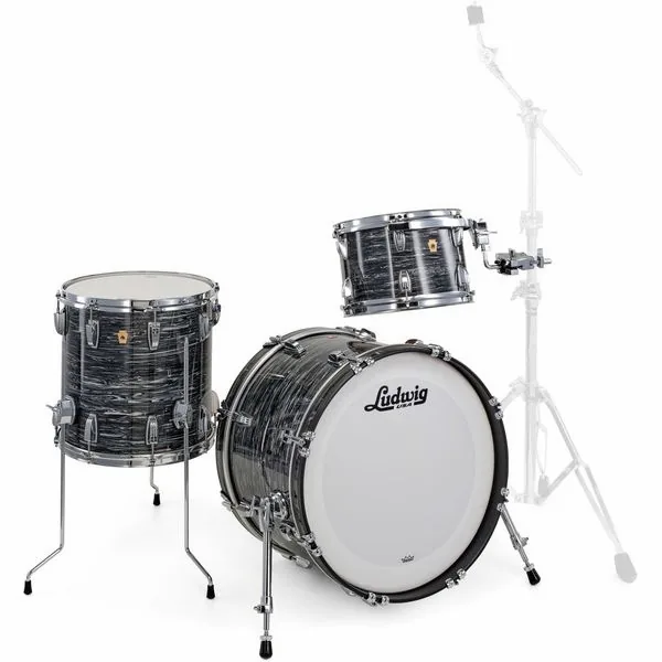 Ludwig Legacy Mahog. Downb. Black Oy. detail 4