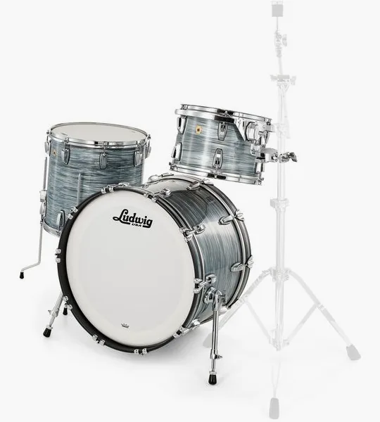 Ludwig Legacy Mahogany Fab Blue Oyst. detail 2