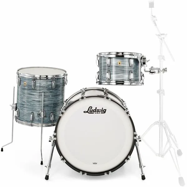 Ludwig Legacy Mahogany Fab Blue Oyst. detail 3