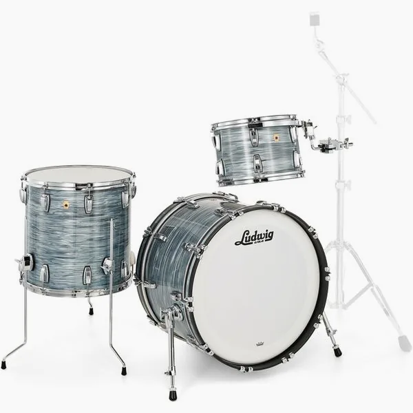 Ludwig Legacy Mahogany Fab Blue Oyst. detail 4
