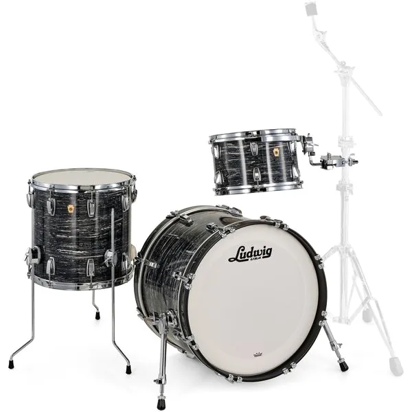 Ludwig Legacy Maple Downbeat Black Oy detail 4
