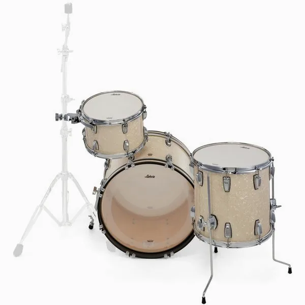 Ludwig Legacy Maple Downbeat V.White detail 5