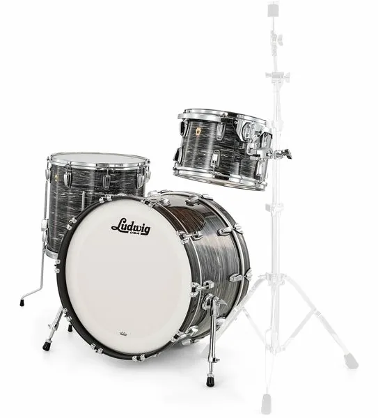 Ludwig Legacy Maple Fab Black Oyster detail 2