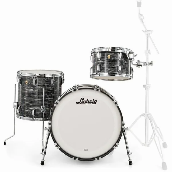 Ludwig Legacy Maple Fab Black Oyster detail 3