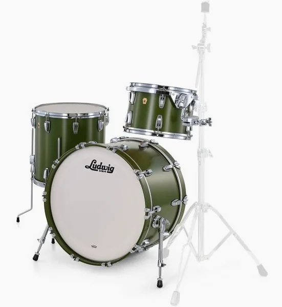 Ludwig Legacy Maple Fab Herit. Green detail 2