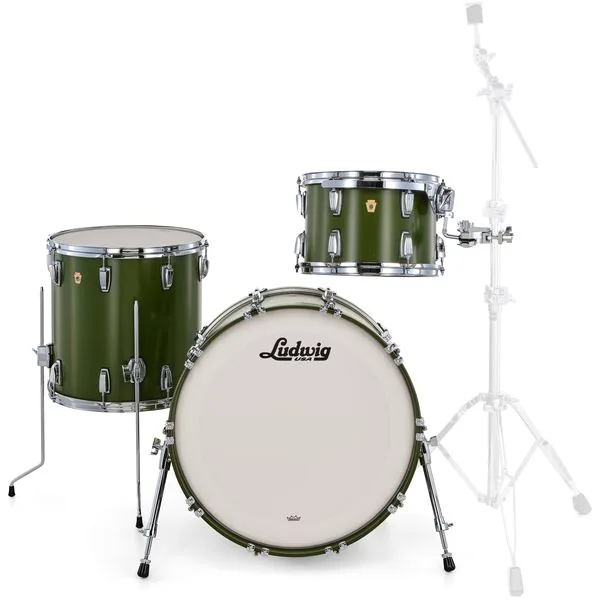 Ludwig Legacy Maple Fab Herit. Green detail 3