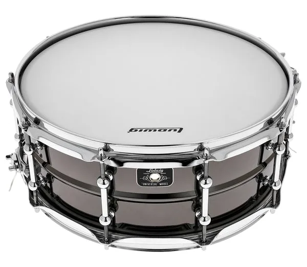 Ludwig 14"x5,5" Universal Brass Chrom vooraanzicht