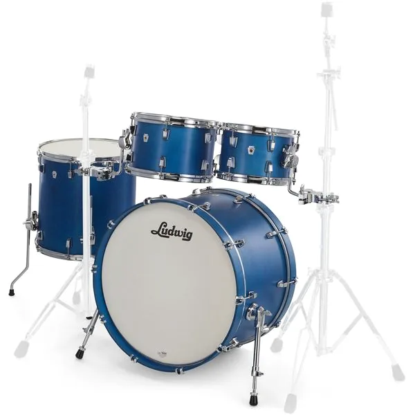 Ludwig NeuSonic Mod2 4pc Set S.Blue vooraanzicht