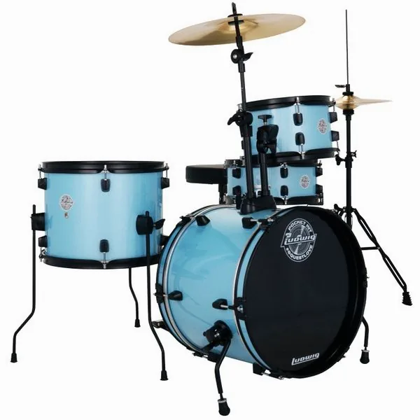 Ludwig Pocket Kit - Cryst. Blue Sprkl detail 2