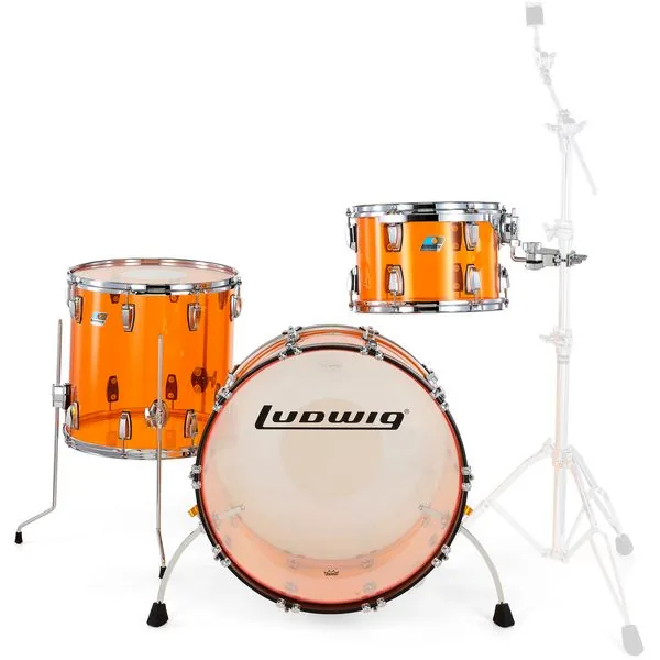Ludwig Vistalite FAB Set Amber detail 3