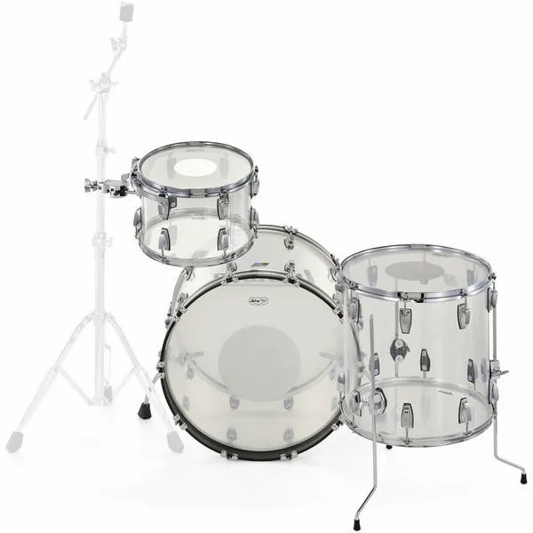 Ludwig Vistalite FAB Set Clear detail 5