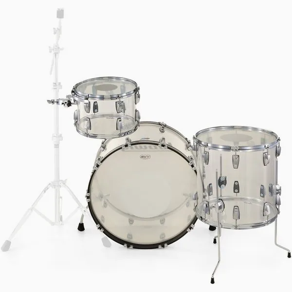 Ludwig Vistalite ProBeat Set Clear detail 5