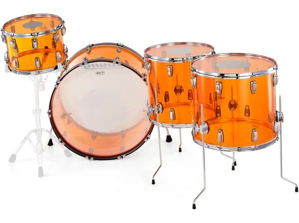 Ludwig Vistalite ZEP Set Amber detail 5