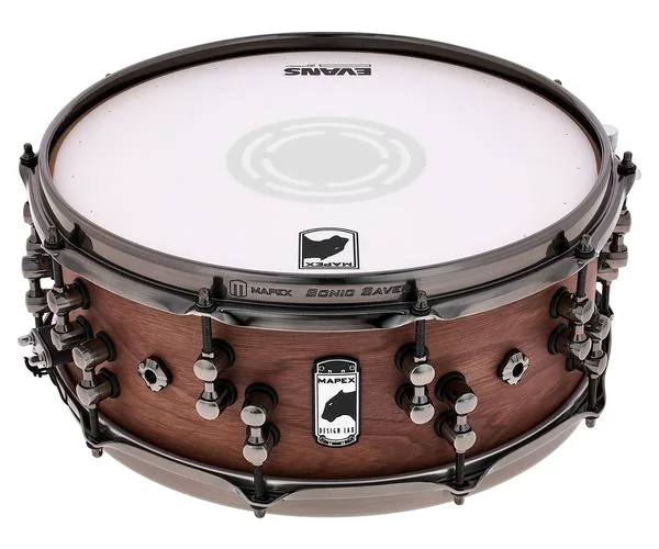 Mapex 14"x5,5" DL"The Machine" Snare vooraanzicht