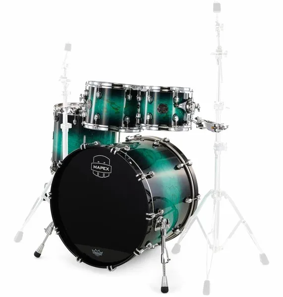 Mapex Saturn VI Stage Marine Teal vooraanzicht