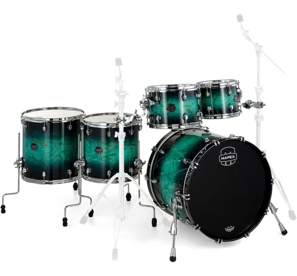 Mapex Saturn VI Stage+ Marine Teal detail 4
