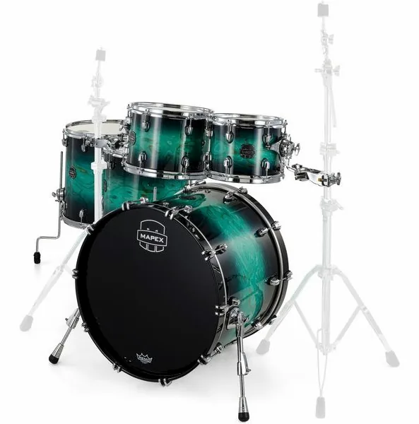 Mapex Saturn VI Stage+ Marine Teal vooraanzicht