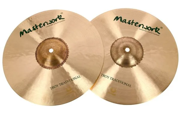 Masterwork 13" Troy Traditional Hi-Hat detail 2