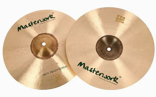 Masterwork 13" Troy Traditional Hi-Hat detail 3