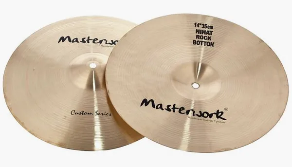 Masterwork 14" Custom Rock Hi-Hat detail 3