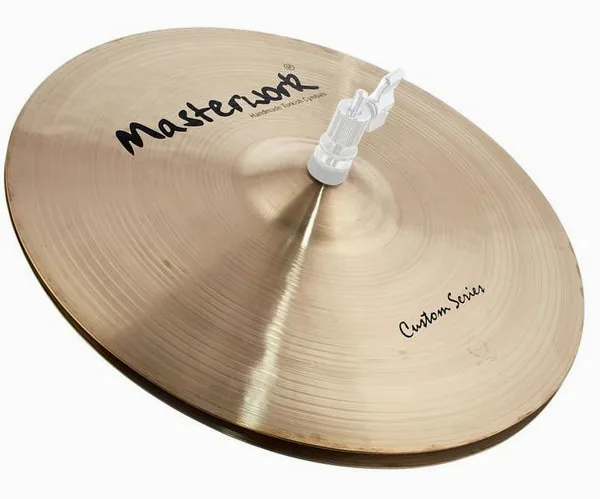 Masterwork 14" Custom Rock Hi-Hat vooraanzicht