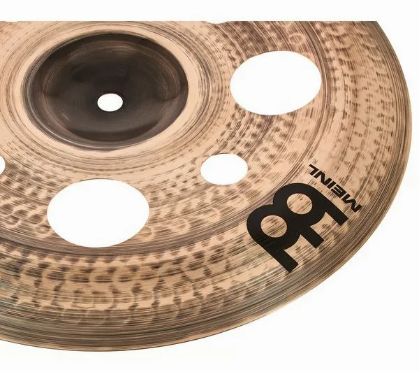 Meinl 12" Pure Alloy Cust. Trash Ch. detail 5