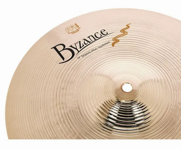Meinl 13" Byzance Serpents Hi-Hat detail 4