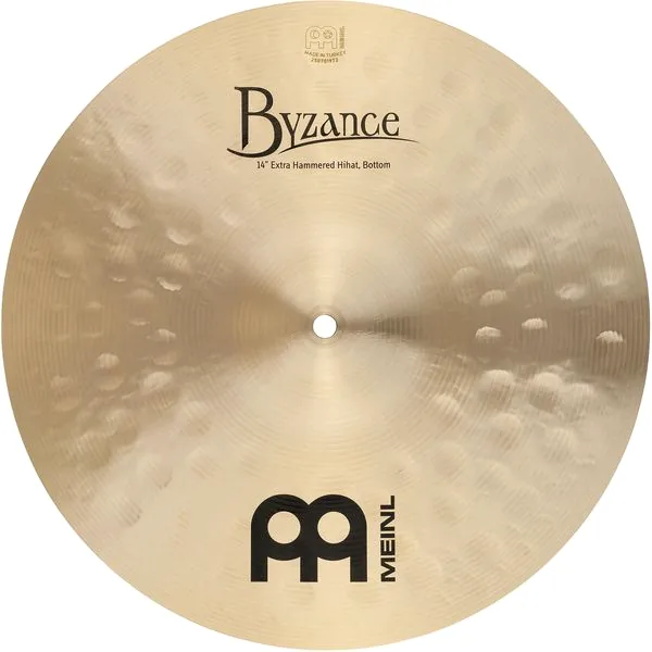 Meinl 14" Byzance Extra Ham. Hi-Hat detail 2