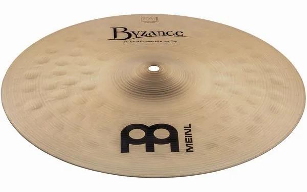 Meinl 14" Byzance Extra Ham. Hi-Hat vooraanzicht