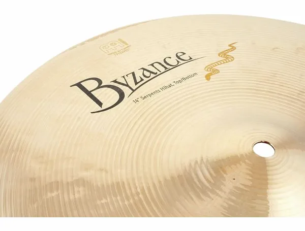 Meinl 14" Byzance Serpents Hi-Hat detail 4