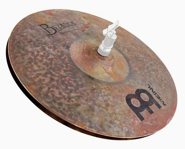 Meinl 14" Byzance Serpents Hi-Hat vooraanzicht