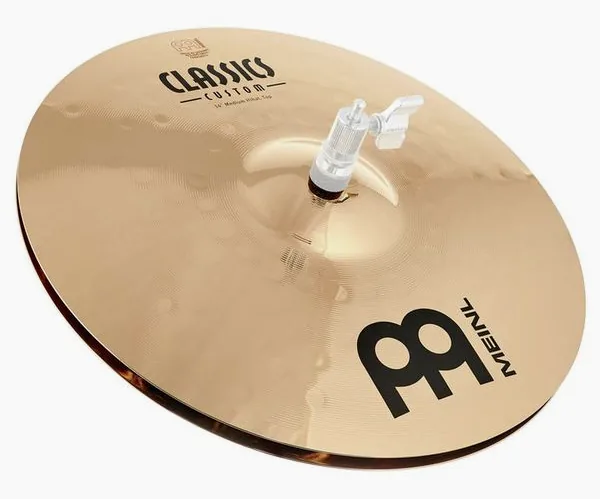 Meinl 14" Classics Custom Hi-Hat Me. vooraanzicht