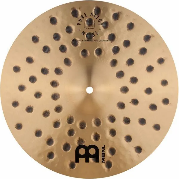 Meinl 14" Pure Alloy E.Hammered Hats detail 3
