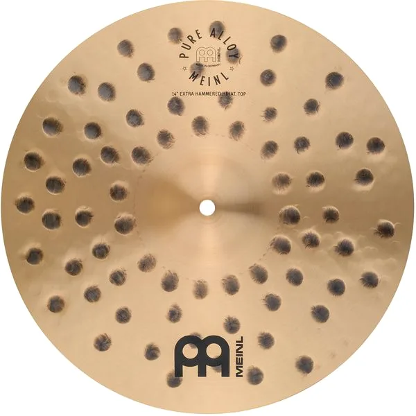 Meinl 14" Pure Alloy E.Hammered Hats detail 4