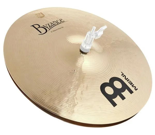 Meinl 14"Byzance Medium HiHat Brill. vooraanzicht