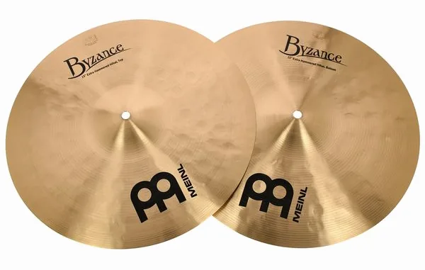 Meinl 15" Byzance Extra Ham. Hi-Hat detail 2